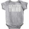 real men make twins Baby Onesie