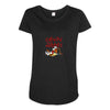 calvin hobbes Maternity Scoop Neck T-shirt