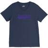 scotland born and raised retro white &amp; navy international country V-Neck Tee