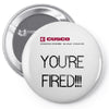 back to the future you are fired Pin-back button