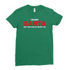 i'm not santa but you can sit on my lap Ladies Fitted T-Shirt