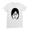 crazy girl Ladies Fitted T-Shirt