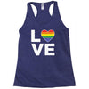 lgbt love Racerback Tank