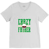 father crazy V-Neck Tee