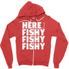 here fishy fishy fishy Zipper Hoodie