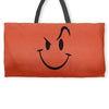 evil acid house smiley smily face mens t shirt Weekender Totes
