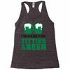 st. patrick's day titties and beer Racerback Tank