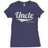 uncle since 2015 Ladies Fitted T-Shirt