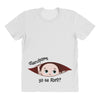 April Peeking Out Baby Boy in Spanish All Over Women's T-shirt