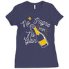 no 'pagne no gain Ladies Fitted T-Shirt