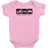 eat sleep game Baby Onesie