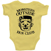 monsters outside fan club back Baby Bodysuit