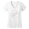 scott pilgrim vs the world bass guitar rockband vintage show movie tee Women's V-Neck T-Shirt