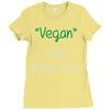 not a dirty word Ladies Fitted T-Shirt