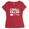 cereal killer Women's Triblend Scoop T-shirt