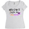 you can't scare me i'm a mother Women's Triblend Scoop T-shirt