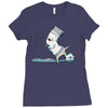 open wide Ladies Fitted T-Shirt