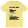 rules for dating my daughter shirt t shirt perfect father's gift T-Shirt