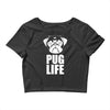 pug life dog Crop Top
