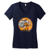 happy halloween 1 Women's V-Neck T-Shirt