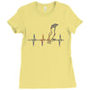 my heart beats for parrots Ladies Fitted T-Shirt