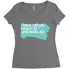 i have not yet Women's Triblend Scoop T-shirt