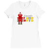 all you need is love best Ladies Fitted T-Shirt