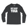 eat sleep yoga Long Sleeve Shirts