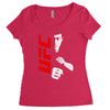 bruce lee family ufc Women's Triblend Scoop T-shirt
