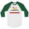 colifornia republic parody pugfornia republic 3/4 Sleeve Shirt