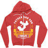 Father and Son Best Friends for Life Zipper Hoodie