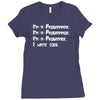 i write code Ladies Fitted T-Shirt