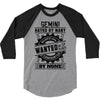 Gemini Hated By Many Wanted By Plenty 3/4 Sleeve Shirt