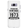 Premium Vintage Since 1973 Limited Edition Original Parts Samsung Galaxy S8 Plus