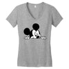 mickey Women's V-Neck T-Shirt