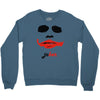 visage joker yeux ferm&eacute;s Crewneck Sweatshirt