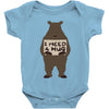 i need a hug Baby Bodysuit