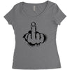 TAKE MY HAND Women's Triblend Scoop T-shirt