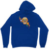 women's sugar skull purple Unisex Hoodie
