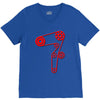 strap of the distribution of the engine V-Neck Tee