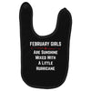 February Girls Baby Bibs