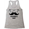happy father's day Racerback Tank