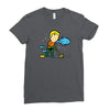 part time job   aquarium Ladies Fitted T-Shirt