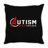 autism awareness shirt autism dad Throw Pillow