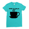 coffee snob Ladies Fitted T-Shirt