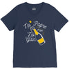 no 'pagne no gain V-Neck Tee