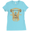 tusken gym Ladies Fitted T-Shirt