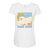 halloween moon Maternity Scoop Neck T-shirt