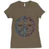 peace in our time vectorized Ladies Fitted T-Shirt