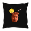 Kim Jong Un Ice T Throw Pillow